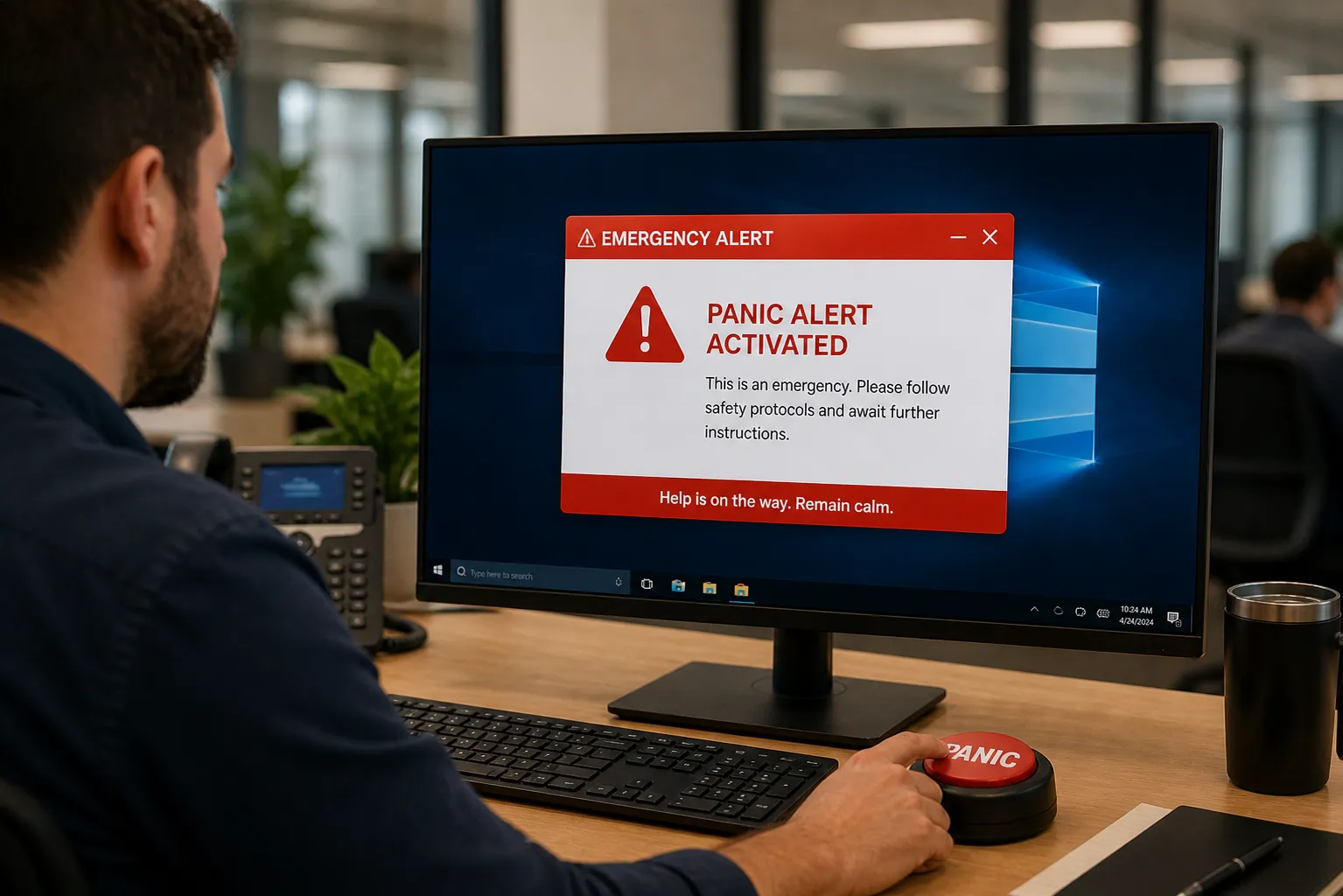 Panic Button System - SendPopups